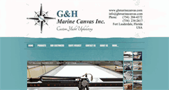 Desktop Screenshot of ghmarinecanvas.com
