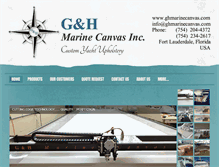 Tablet Screenshot of ghmarinecanvas.com